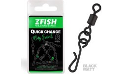 ZFISH Quick Change Ring Swivel Matt sukutis, dydis 8
