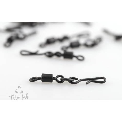'ZFISH Quick Change Ring Swivel Matt size 8