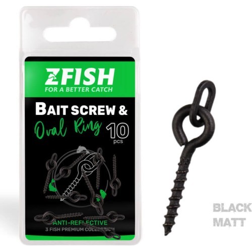 ZFISH Bait Screw & Oval Ring