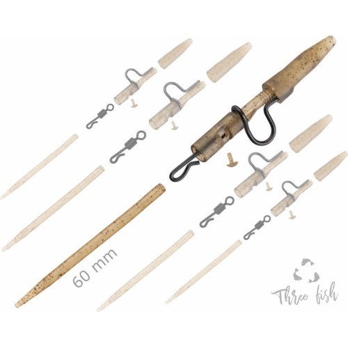 ZFISH Heavy Duty Clip pilnas kaiščių rinkinys 60 mm
