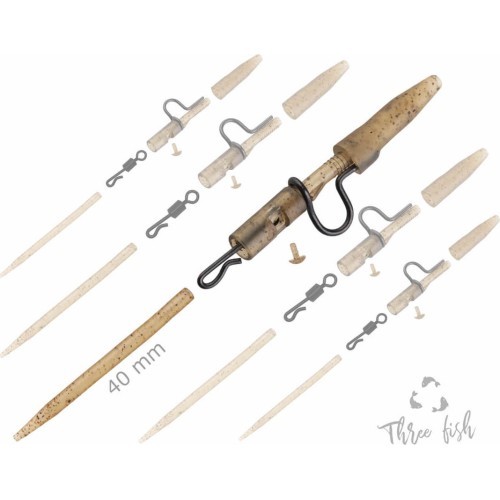 ZFISH Heavy Duty Clip pilnas kaiščių komplektas 40 mm
