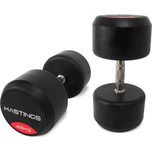 Hastings 45 kg profesionalus hantelių komplektas