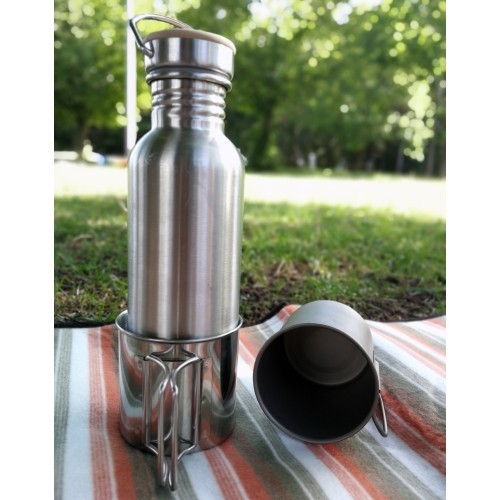 Foldable Stainless Steel Cup Nalgene BasicNature, 0.35l
