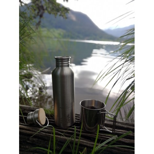 Sulankstomas nerūdijančio plieno puodelis Nalgene BasicNature, 0,35 l