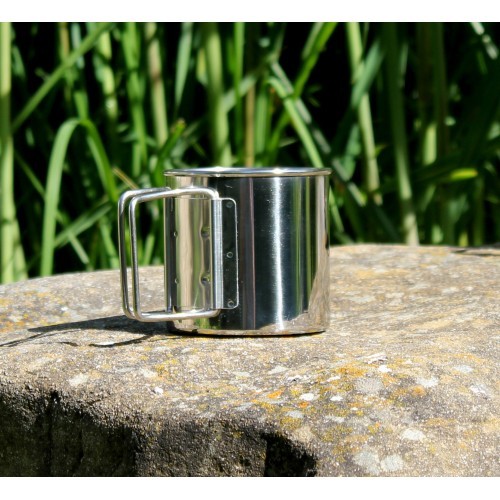 Foldable Stainless Steel Cup Nalgene BasicNature, 0.35l
