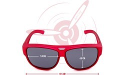 Sunglasses ActiveSol Fitover El Aviador, Red