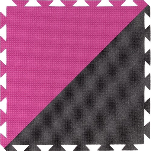 Kilimėlis Yate, 43x43x1,0 cm, rožinis/pilkas