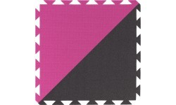 Floor Covering Yate, 43x43x1.0cm, Pink/Grey