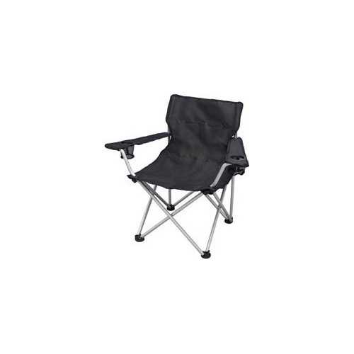 Складной стул BasicNature Travel Comfort, чёрный