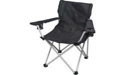Складной стул BasicNature Travel Comfort, чёрный