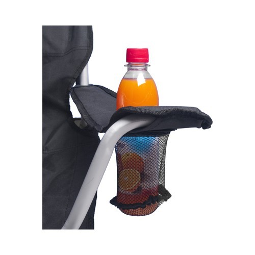 Складной стул BasicNature Travel Comfort, чёрный