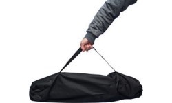 Folding Chair BasicNature Travel Comfort, Black