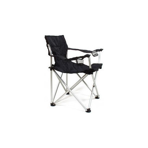 Folding Chair BasicNature Travel Comfort, Black