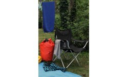 Складной стул BasicNature Travel Comfort, чёрный