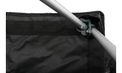 Folding Chair BasicNature Travel Comfort, Black