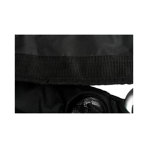 Sudedama kėdė BasicNature Travel Comfort, juoda