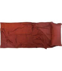Вкладыш в спальный мешок Origin Outdoors Silk, прямоугольный, бордовый