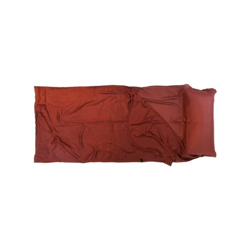 Sleeping Bag Liner Origin Outdoors Silk Rectangular Bordeaux 