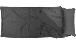 Miegmaišio įdėklas Origin Outdoors Ripstop Silk, stačiakampis, tamsiai pilkas