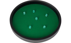 Dėklas kauliukams Buffalo 40 cm su kauliukais