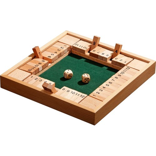 Stalo žaidimas Philos Shut the Box, 24,5x24,5 cm