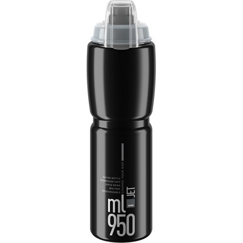 Gertuvė ELITE Jet Plus // 950 ml, blizgi (juoda)