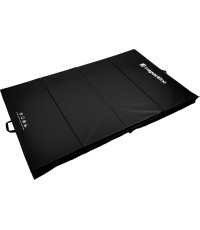 Складной гимнастический мат inSPORTline Quad fold 200 x 120 x 5 cm - Чёрный