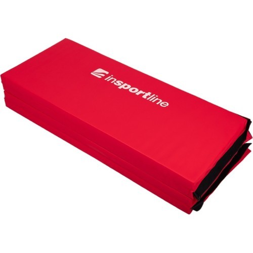 Sulankstomas gimnastikos kilimėlis inSPORTline Quad fold 200 x 120 x 5 cm - Juoda