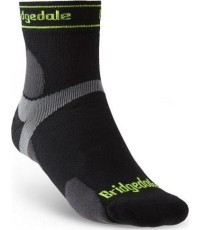Kojinės Bridgedale TrailRun Merino, juodos - 845