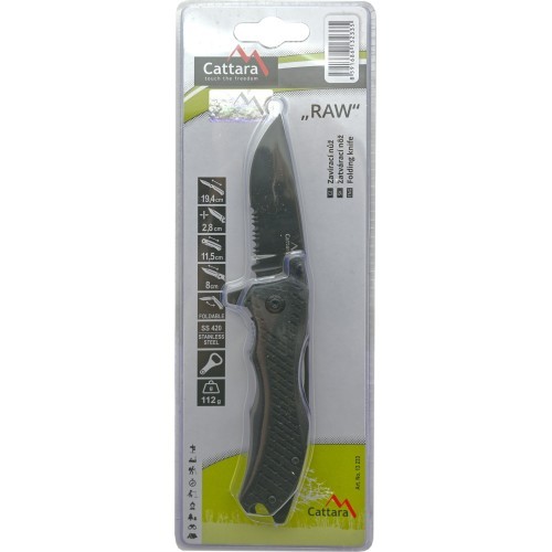 Sulankstomas peilis RAW, 19 cm