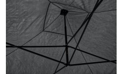 Party tent scissor 3x3m grey WATERPROOF
