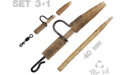ZFISH Heavy Duty klipsų komplektas 40 mm