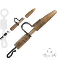 ZFISH Heavy Duty spaustukas su guminiu apsauginiu + QC