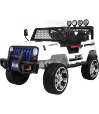 Elektromobilis Raptor Drifter 4x4, baltas