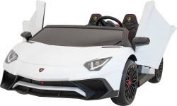 Elektromobilis Lamborghini Aventador SV, baltas