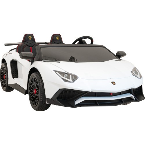 Электромобиль Lamborghini Aventador SV, белый