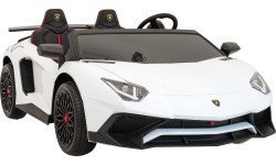 Электромобиль Lamborghini Aventador SV, белый