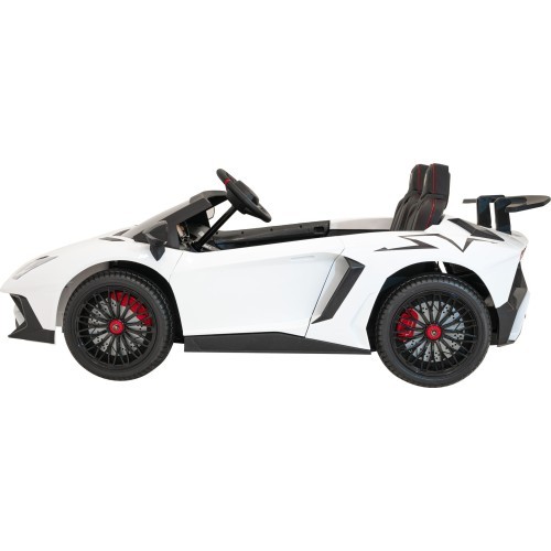Электромобиль Lamborghini Aventador SV, белый