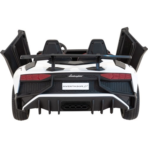 Elektromobilis Lamborghini Aventador SV, baltas