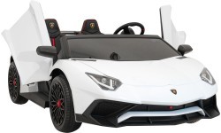 Электромобиль Lamborghini Aventador SV, белый
