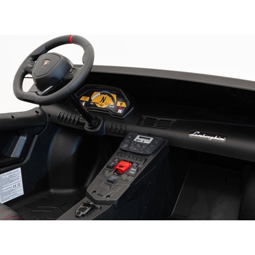 Elektromobilis Lamborghini Aventador SV, baltas