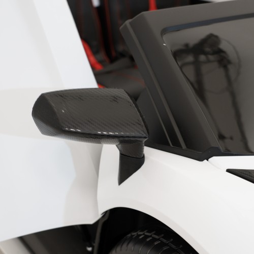 Elektromobilis Lamborghini Aventador SV, baltas