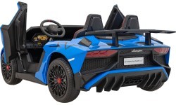 Электромобиль Lamborghini Aventador SV, синий