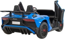 Elektromobilis Lamborghini Aventador SV, mėlynas