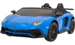 Электромобиль Lamborghini Aventador SV, синий