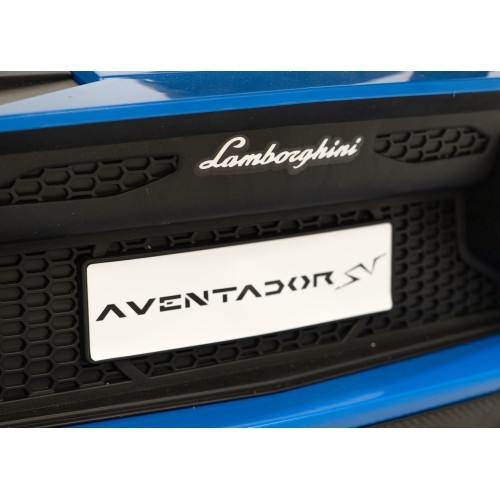 Электромобиль Lamborghini Aventador SV, синий