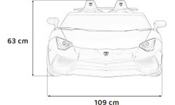 Электромобиль Lamborghini Aventador SV Red