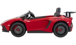 Электромобиль Lamborghini Aventador SV Red