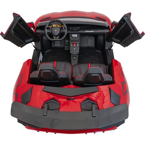 Elektromobilis Lamborghini Aventador SV Red