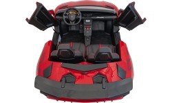 Электромобиль Lamborghini Aventador SV Red